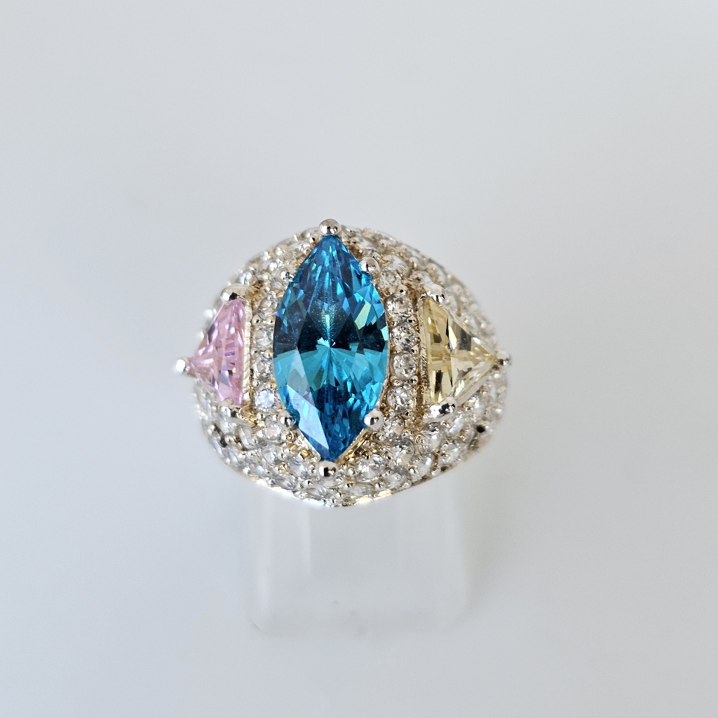 Authentic Victoria Wieck Absolute Ring Sterling Silver Size 55 150$